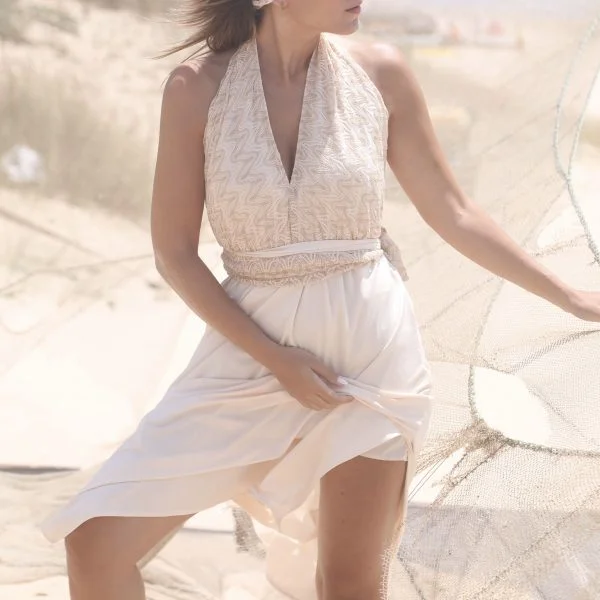 Shimmer Pearl Dress