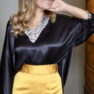 Black Charm Blouse