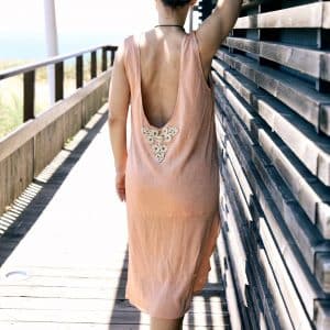 AGAFAY CORAL DRESS