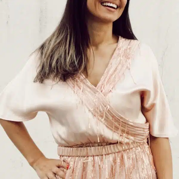 Rosegold Party Dress - Image 2