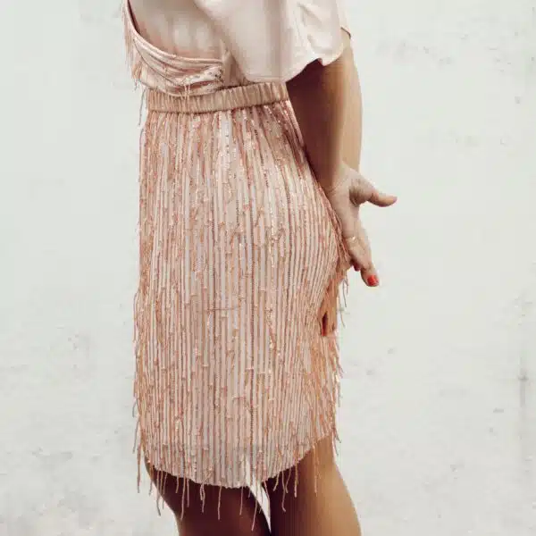Rosegold Party Dress - Image 4