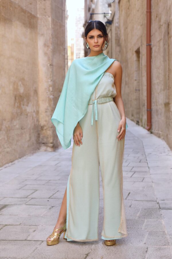 PAROS TURQUOISE JUMPSUIT - Image 3